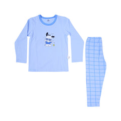 BOYS L/S 2PC SLEEPING SUIT NZW-25 4-5 YEAR 20-2 Default Title - MamasJan KidsWear