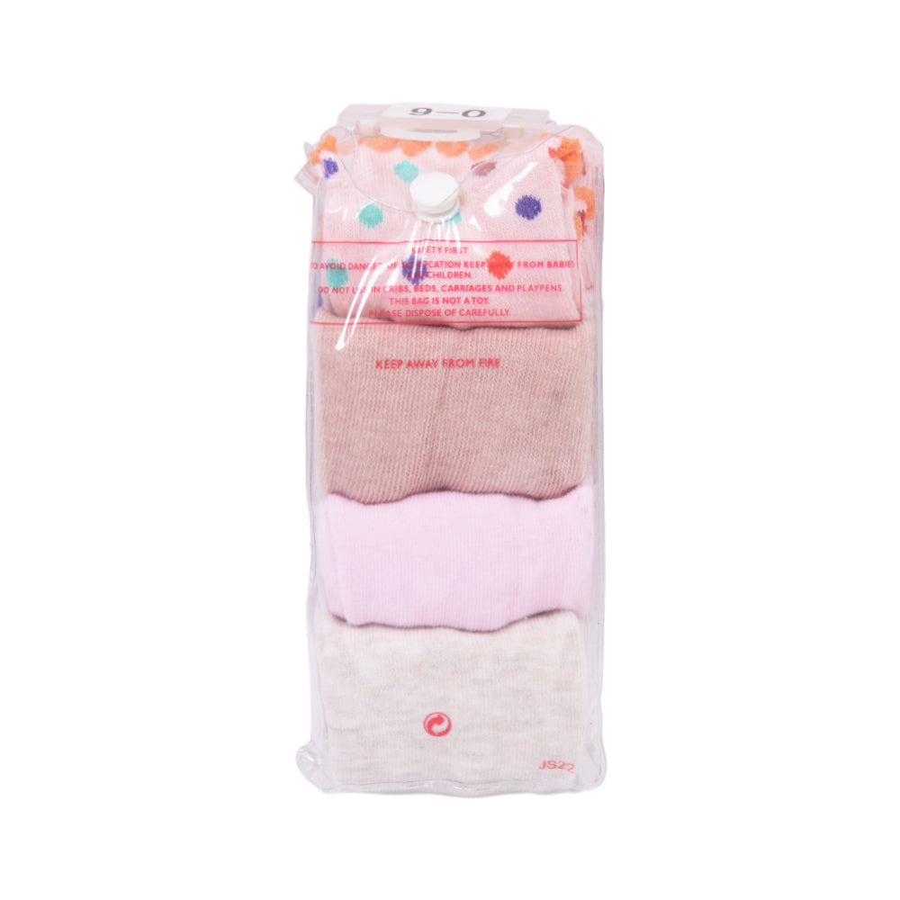GIRLS LEGGING 4PC PACK ZHW-25 0-6 M 2643 Default Title - MamasJan KidsWear