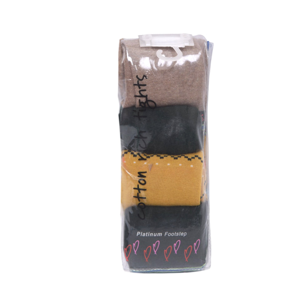 GIRLS LEGGING 4PC PACK ZHW-25 3-4 YEAR 2643 Default Title - MamasJan KidsWear