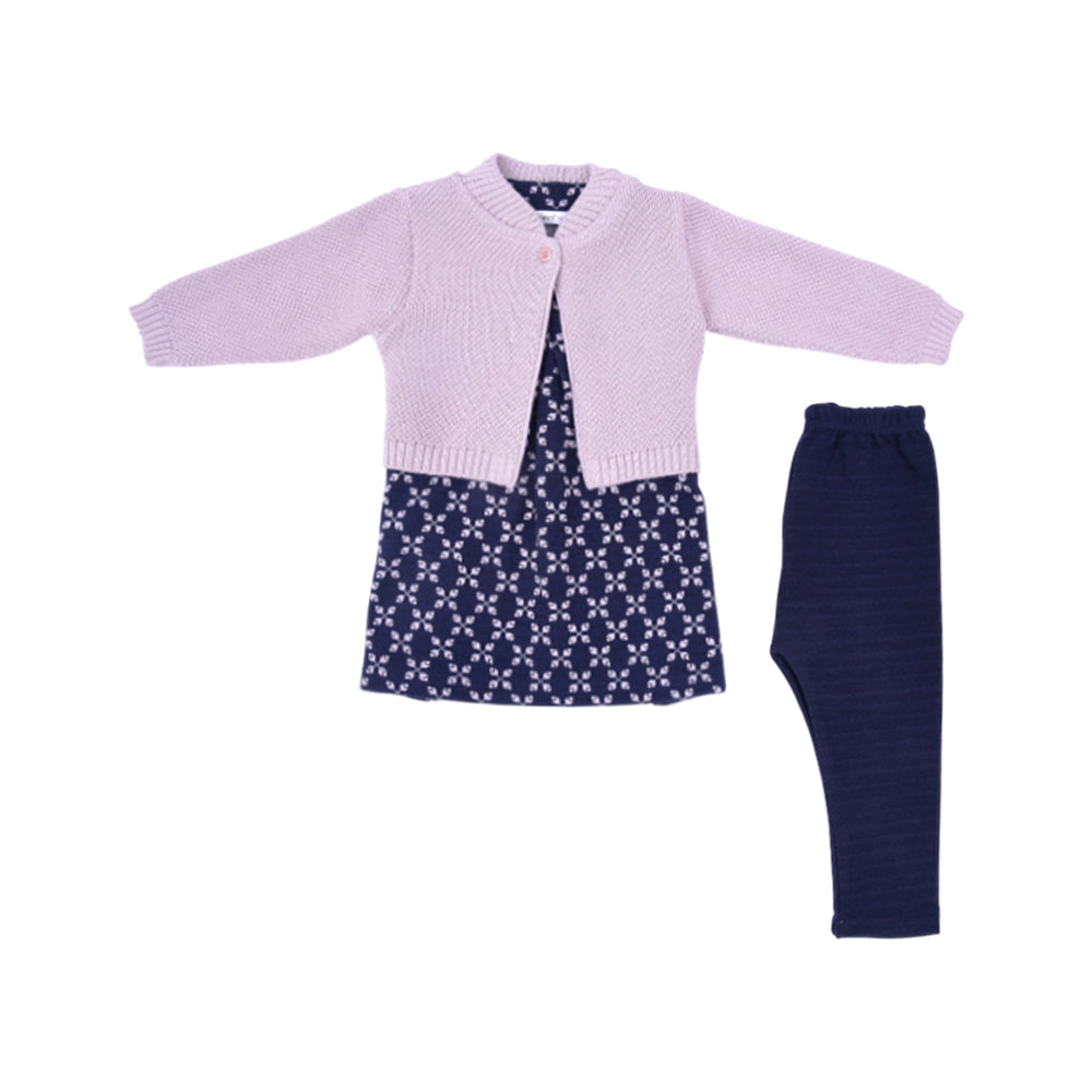 BOYS L/S 3PC PAJAMA SUIT O.S.B ZHW-25 12-18M 1026 Default Title - MamasJan KidsWear