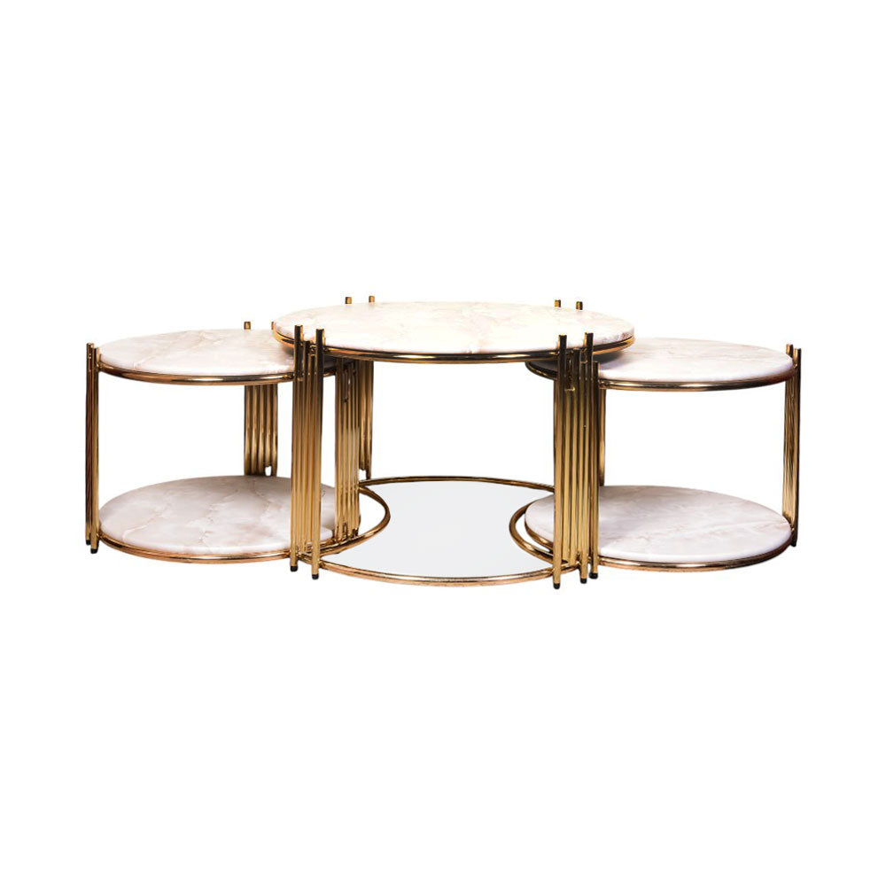 CENTRE TABLE CLASSIC SET CT 2IN1 P21817 Default Title - MamasJan Household
