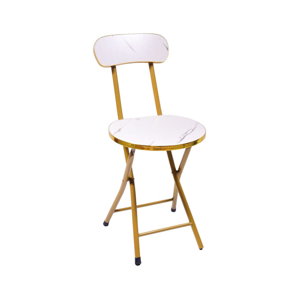 FOLDING CHAIR GOLDEN/WHITE IR P270 Default Title - MamasJan Household