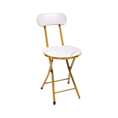 FOLDING CHAIR GOLDEN/WHITE IR P270 Default Title - MamasJan Household