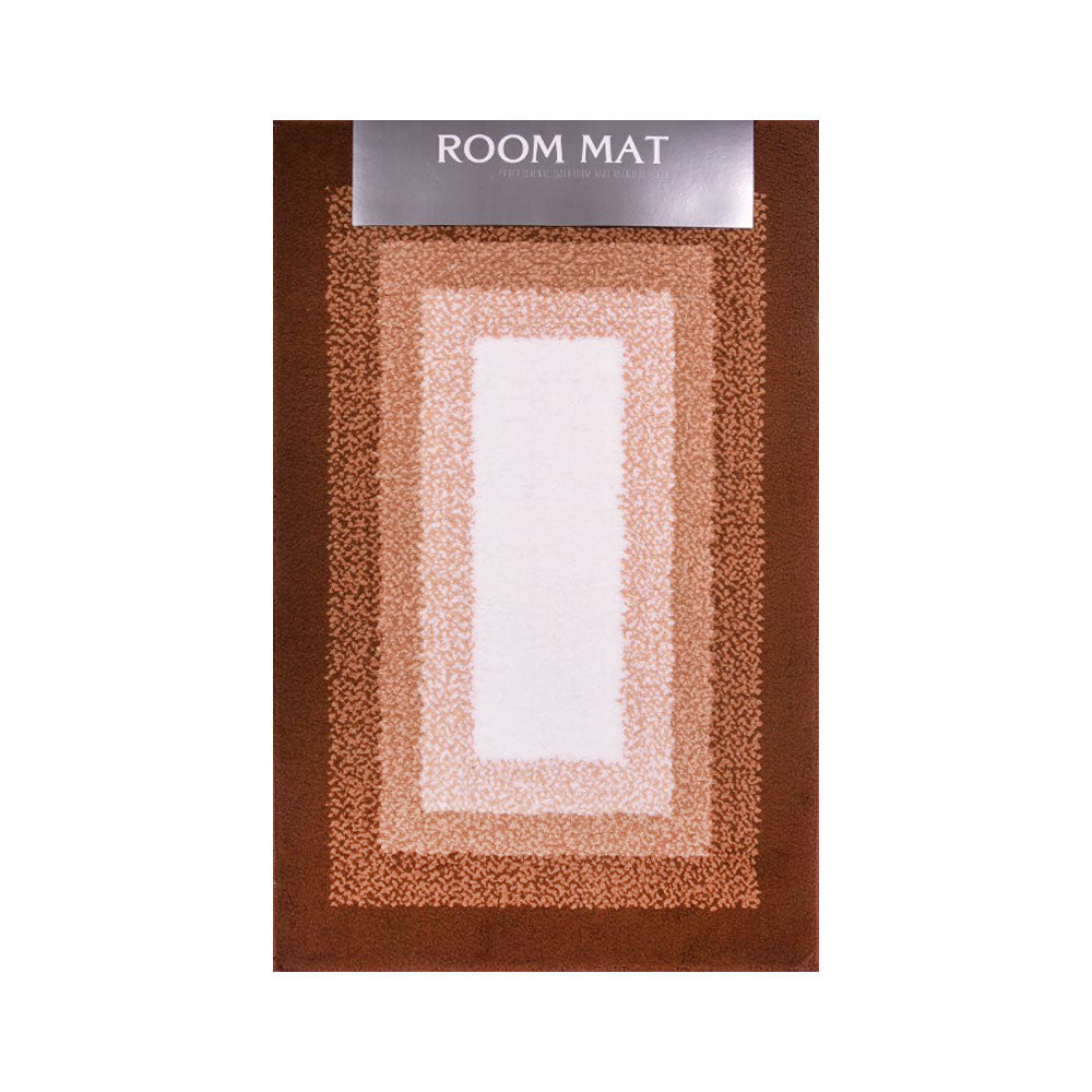FLOOR MAT 50X80 BROWN IR 10644-2 Default Title - MamasJan Household