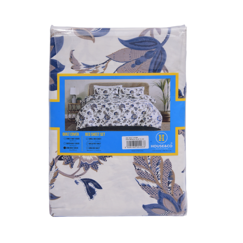 House & Co QUILT COVER KINGMEDICAL PLUS TC-250 Default Title - MamasJan Household
