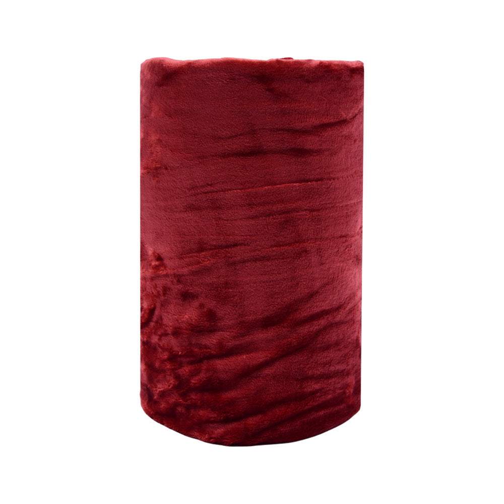 FLEECE BLANKET IR BURNT-ORANGE 62301-1 Default Title - MamasJan Household