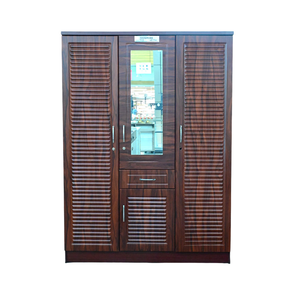 WARDROBE A+B+C MAHOGANY 9938 Default Title - MamasJan Household