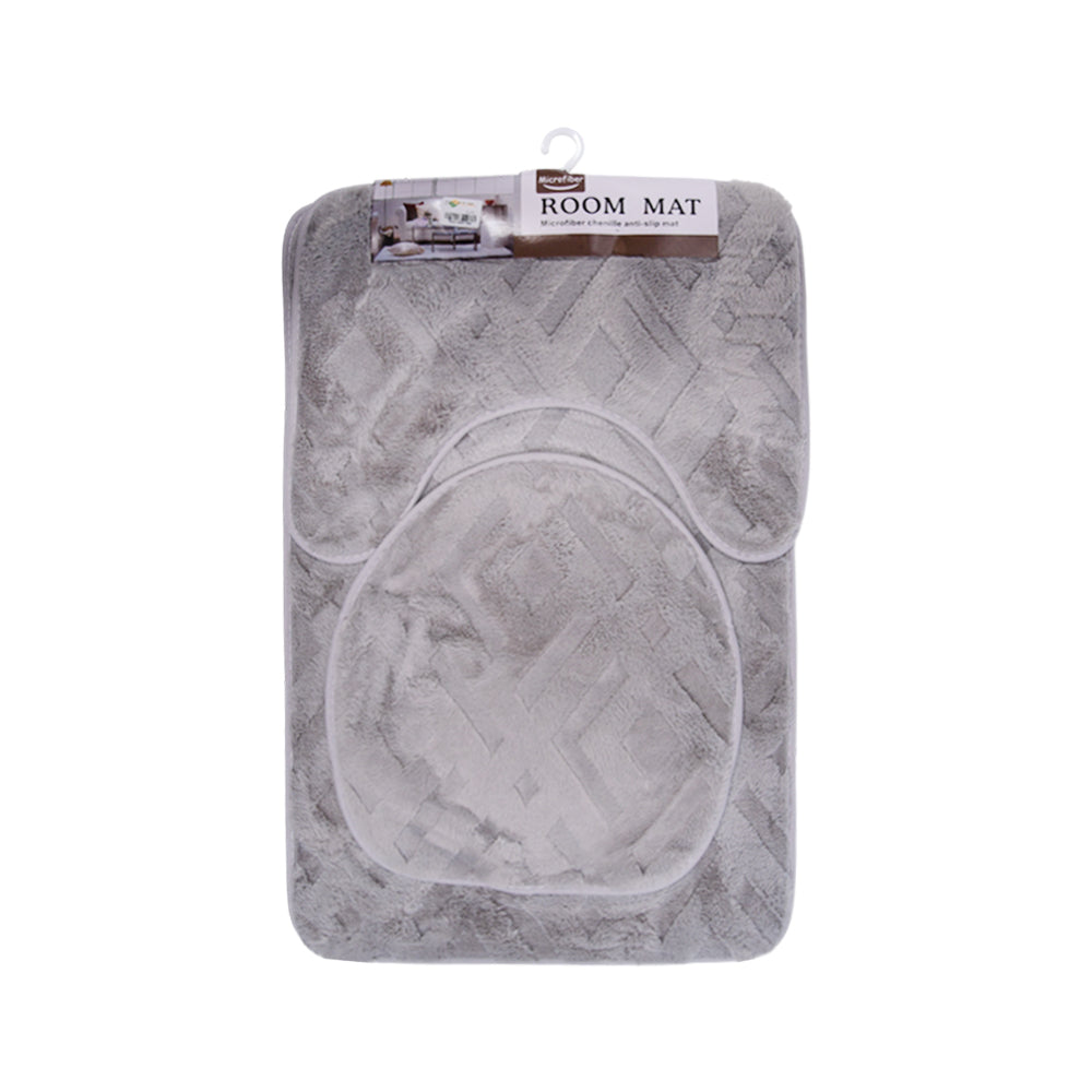 BATH MAT 3PC SET 50X80 R-17 Default Title - MamasJan Household
