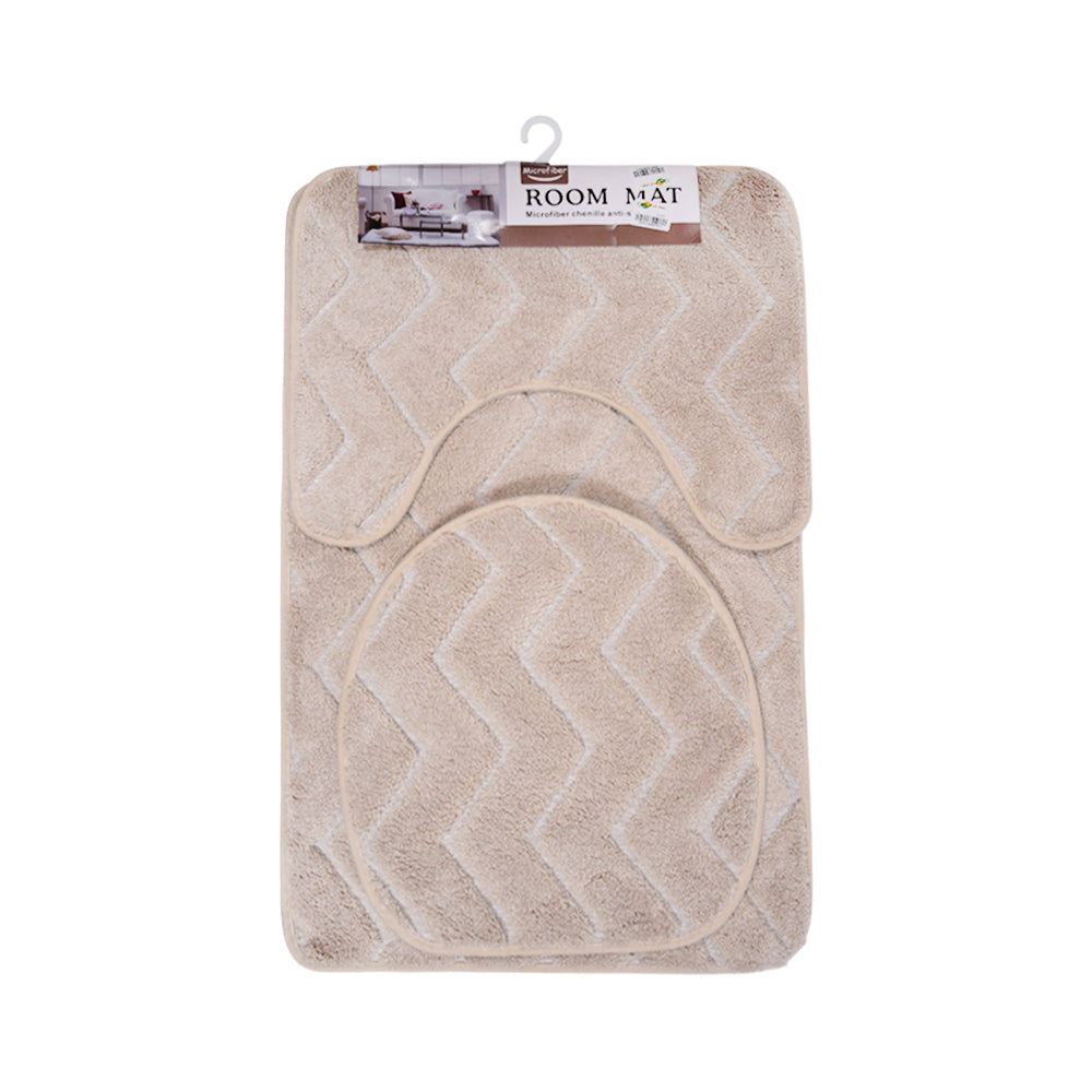 BATH MAT 3PC SET 50X80 R-18 Default Title - MamasJan Household