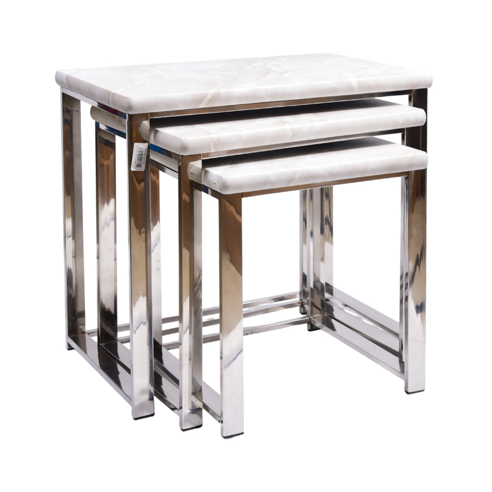 TABLE SET 3 PCS TABLE SET S.S P-21817 Default Title - MamasJan Household