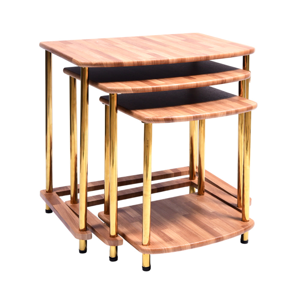 TABLE SET DELUXE-178 BRICK WOOD-E25 Default Title - MamasJan Household