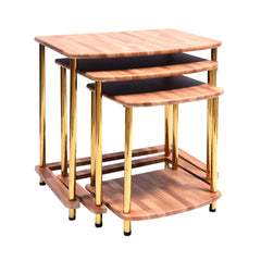 TABLE SET DELUXE-178 BRICK WOOD-E25 Default Title - MamasJan Household