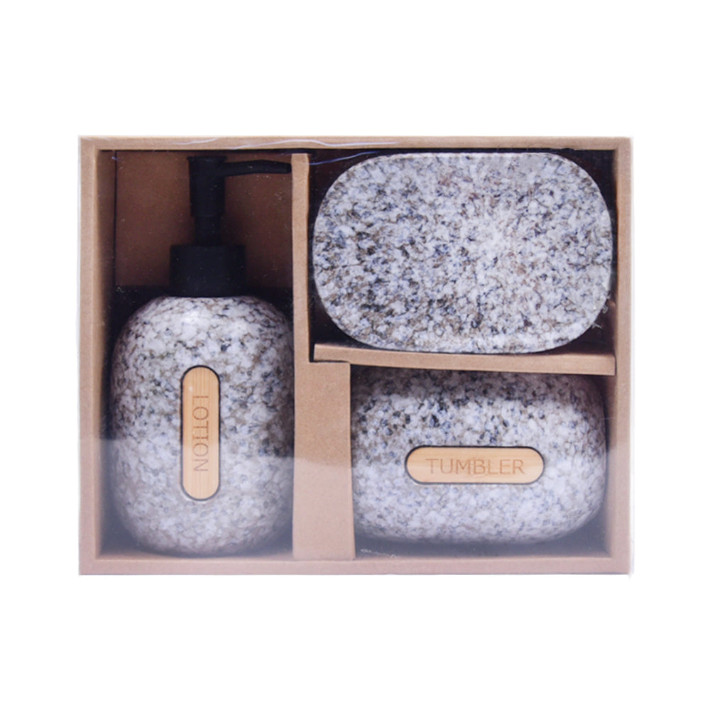 BATHROOM SET 4PC ACRYLIC F4458AT ZI Default Title - MamasJan Décor