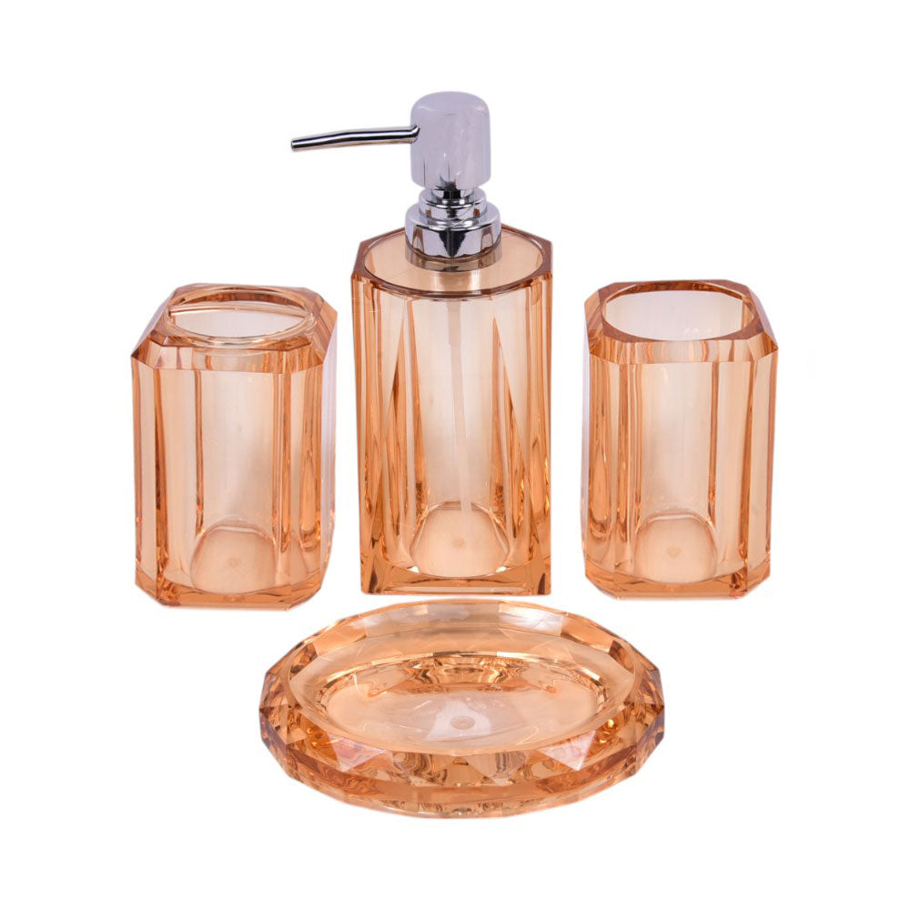 BATHROOM SET 4PC ACRYLIC F4530AT ZI Default Title - MamasJan Décor