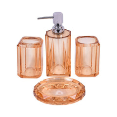 BATHROOM SET 4PC ACRYLIC F4530AT ZI Default Title - MamasJan Décor