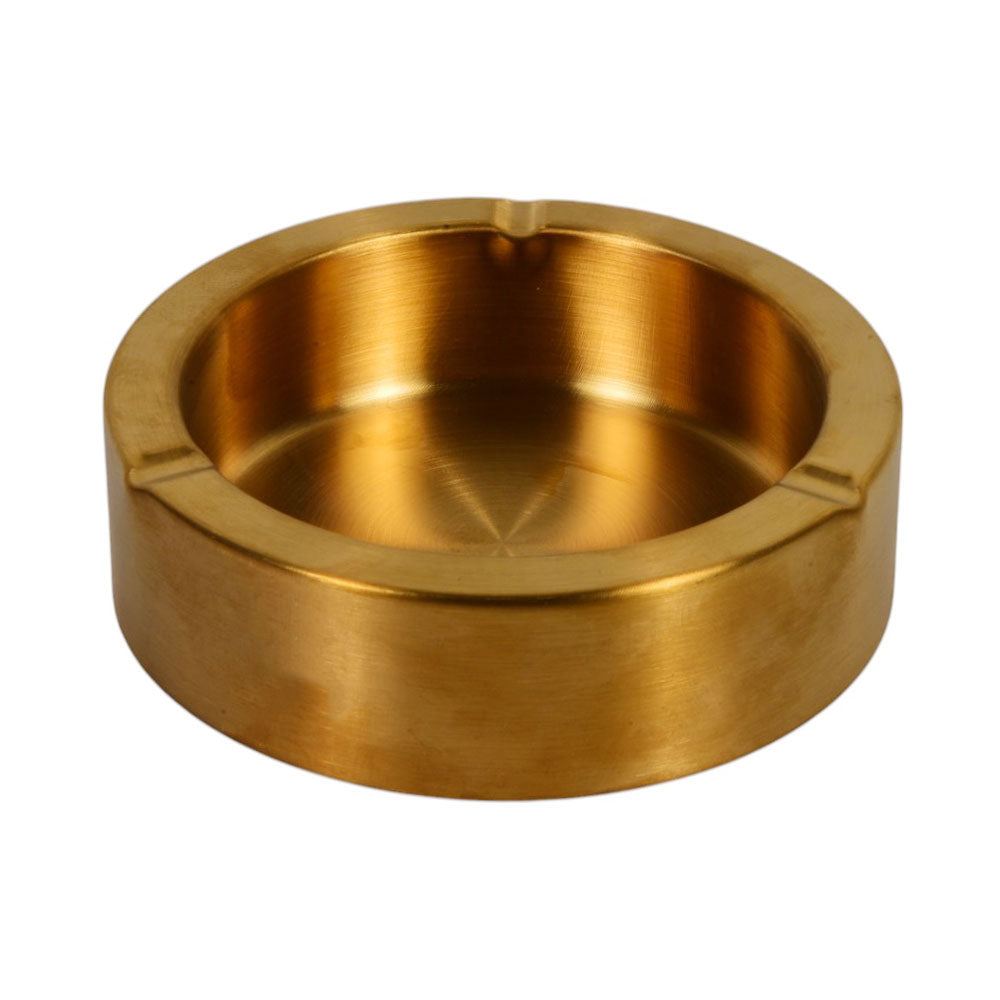 ASHTRAY MEDIUM GOLDEN 14CM Default Title - MamasJan Décor