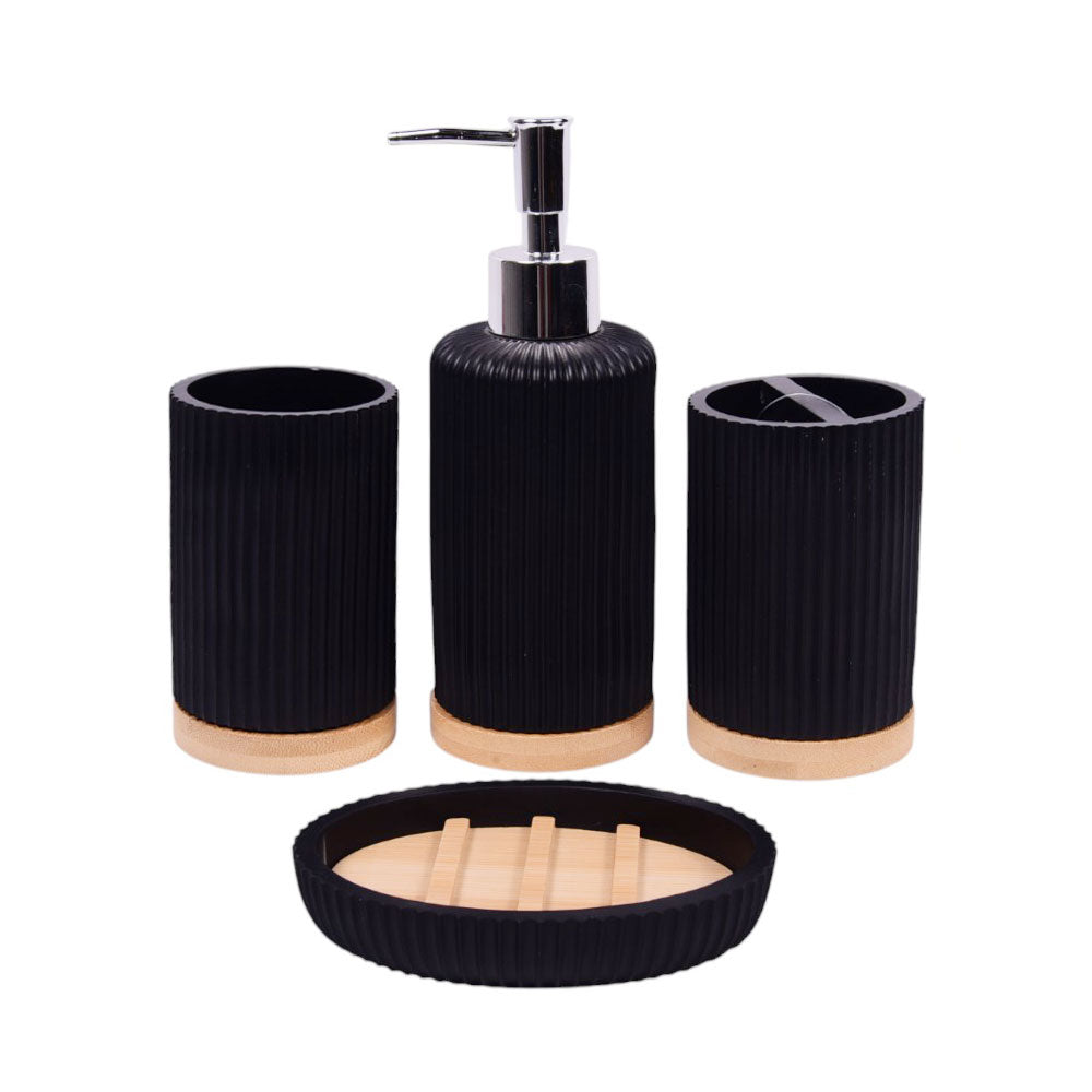 BATHROOM SET 4PC IR SMS-829 Default Title - MamasJan Decoration