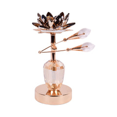 CANDLE STAND CRYSTAL H2274S Default Title - MamasJan Décor