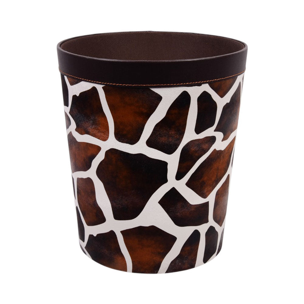 DUSTBIN LEATHER CHEETAH Default Title - MamasJan Crockery