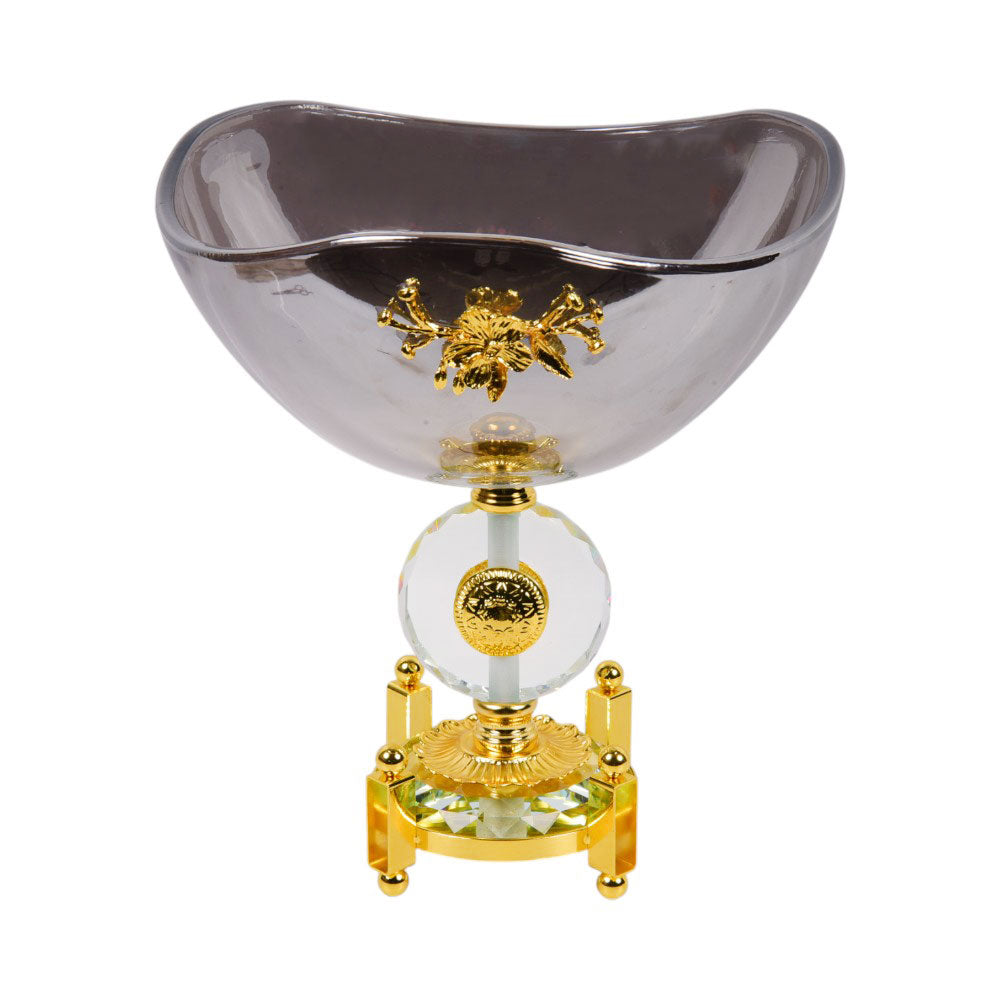 BOWL WITH STAND 25CM 265YH Default Title - MamasJan Décor