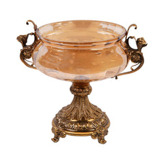 BOWL WITH STAND 805-2J Default Title - MamasJan Décor