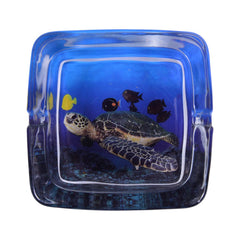 ASHTRAY GLASS 7347-3 Default Title - MamasJan Décor