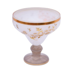 BOWL CRYSTAL BRASS IR MS-A169 JS1802A-622 Default Title - MamasJan Décor