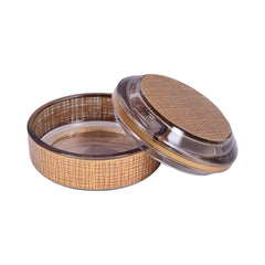 BOWL CANDY CRYSTAL BRASS IR MS-A036 JSLT008-531 Default Title - MamasJan Décor