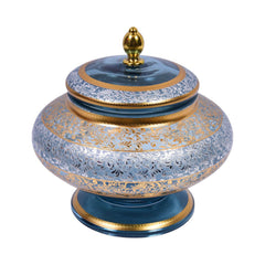 BOWL CANDY CRYSTAL BRASS IR MS-A235 JSLT033-567-3 Default Title - MamasJan Décor