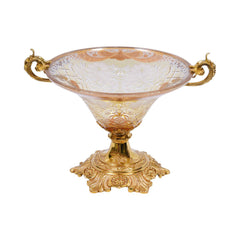 BOWL CRYSTAL BRASS IR FK7-B3049-2 EAC-150-A1-2626 Default Title - MamasJan Décor