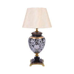 LAMP CRYSTAL BRASS IR H-L033-W EAN118-136-B01 Default Title - MamasJan Décor
