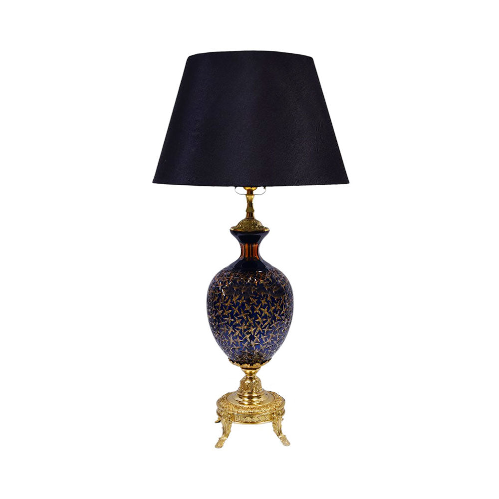 LAMP CRYSTAL BRASS IR H-L013-W C1150-C20 Default Title - MamasJan Décor