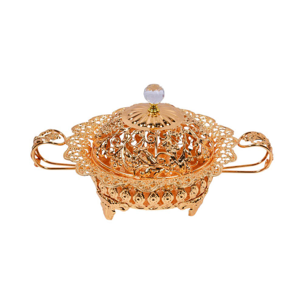 BOWL CANDY GOLDEN IR HY0526S Default Title - MamasJan Decoration
