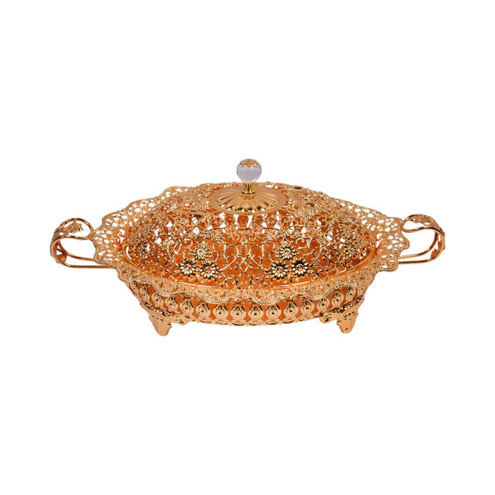 BOWL CANDY GOLDEN IR HY0525L Default Title - MamasJan Decoration