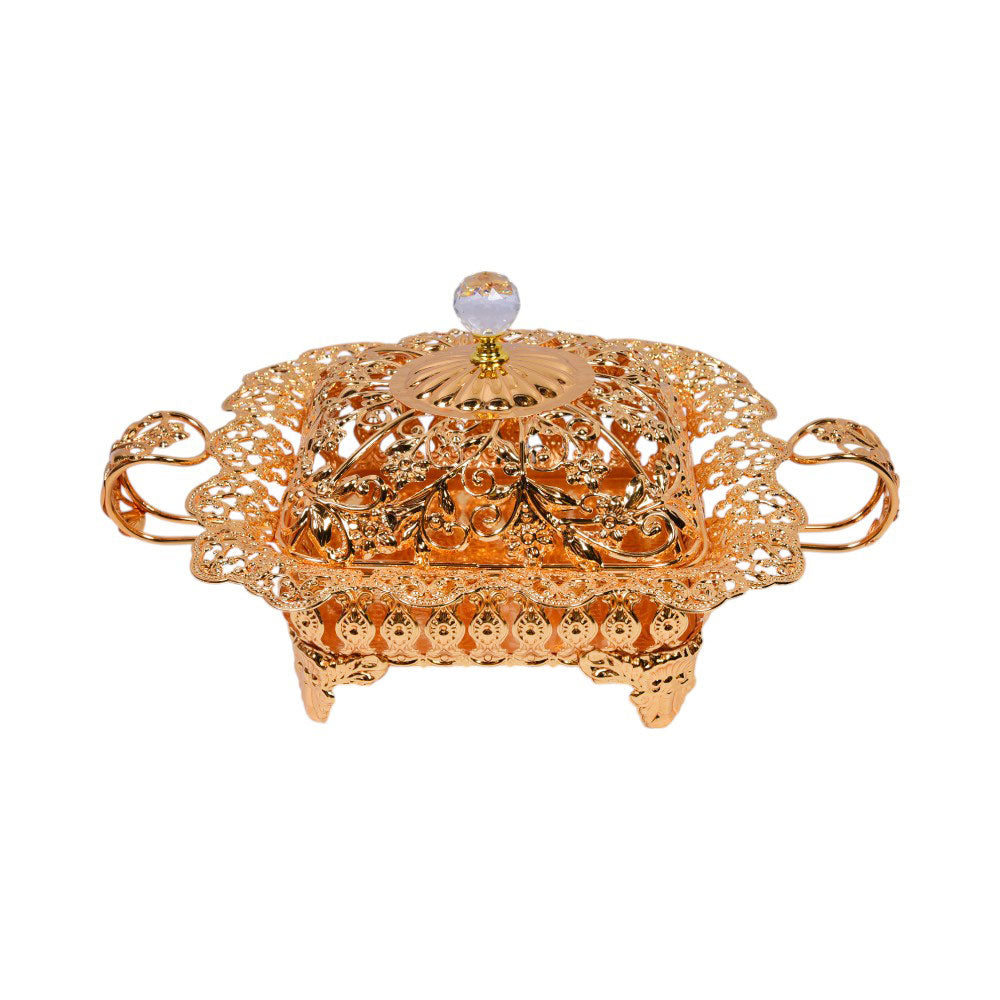 BOWL CANDY GOLDEN IR HY0523S Default Title - MamasJan Decoration