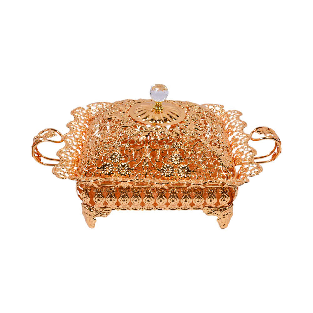 BOWL CANDY GOLDEN IR HY0523L Default Title - MamasJan Decoration