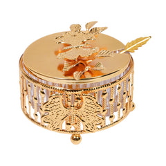 SUGAR POT GOLDEN IR HYT003 Default Title - MamasJan Crockery
