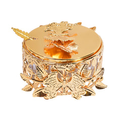 SUGAR POT GOLDEN IR HYT005 Default Title - MamasJan Crockery