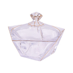 BOWL CANDY CRYSTAL GOLDEN 0640-4 Default Title - MamasJan Décor
