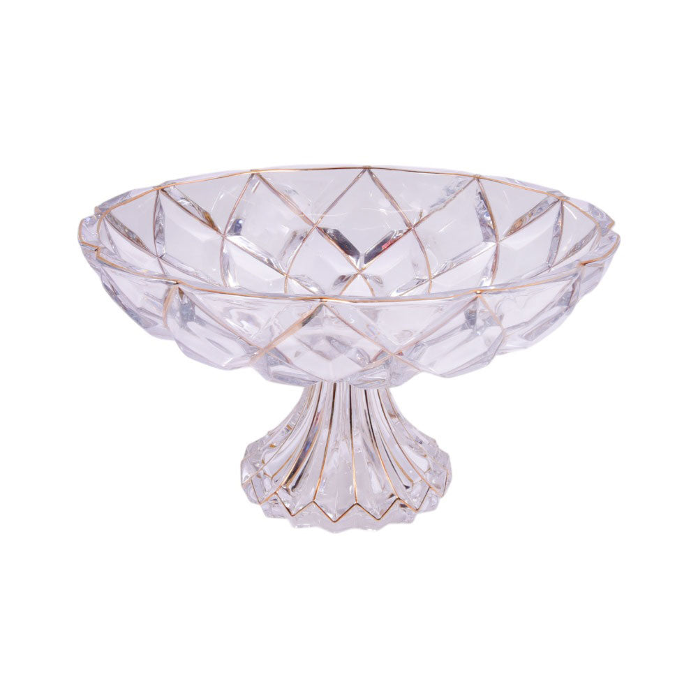 BOWL CANDY CRYSTAL GOLDEN 0640-10 Default Title - MamasJan Décor