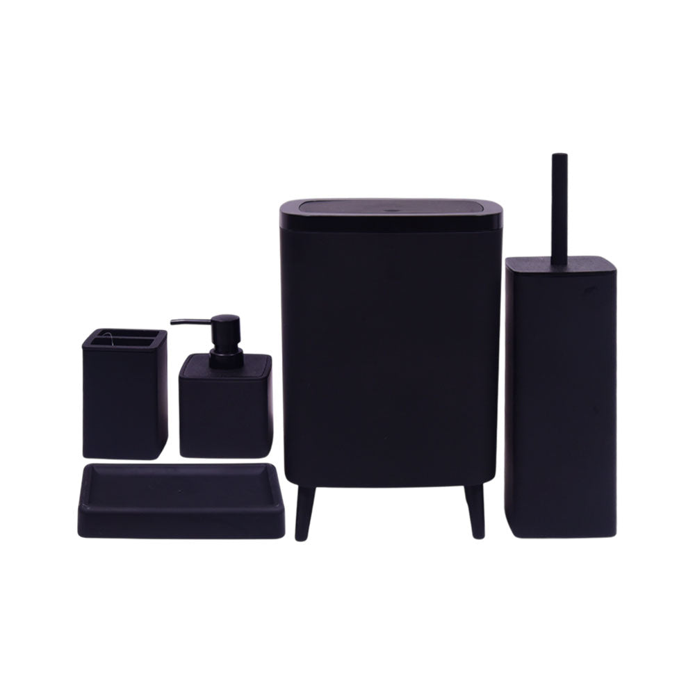 BATHROOM SET 5PC ACRYLIC IR KL9246-B Default Title - MamasJan Decoration