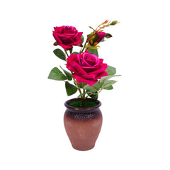 ARTIFICIAL FLOWER POT IR 0092-41 Default Title - MamasJan Decoration