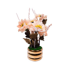 ARTIFICIAL FLOWER POT IR 0092-42 Default Title - MamasJan Decoration
