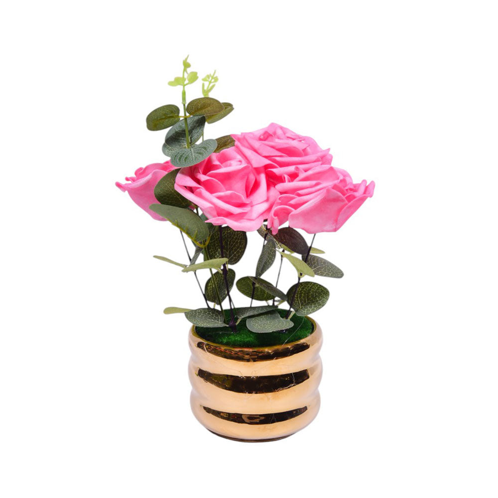 ARTIFICIAL FLOWER POT IR 0092-44 Default Title - MamasJan Decoration