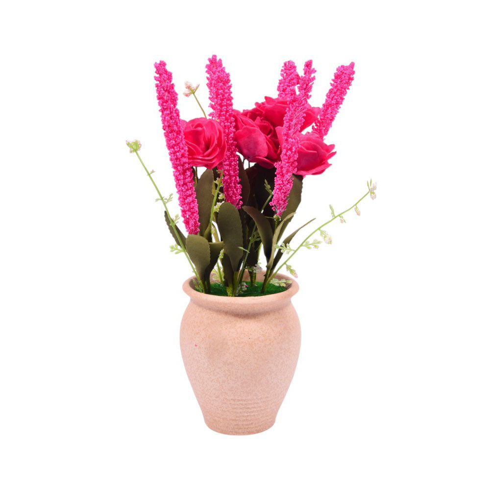 ARTIFICIAL FLOWER POT IR 0092-46 Default Title - MamasJan Decoration