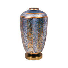 VASE CRYSTAL BRASS IR MS-A006-T64 JSLT033-567-3 Default Title - MamasJan Décor