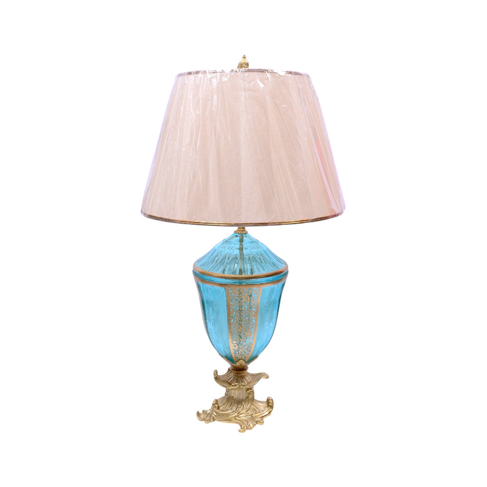 LAMP CRYSTAL BRASS IR E9-L2047-1-W JSA02-839 Default Title - MamasJan Décor