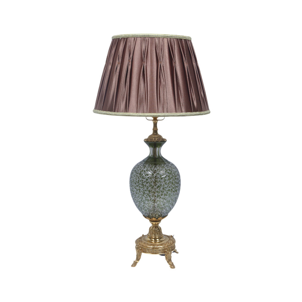 LAMP CRYSTAL BRASS IR H-L013-W C1150-A04 Default Title - MamasJan Décor