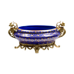 BOWL PORCELAIN BRASS IR H-PB131-366 JS-YB1-HBU01 Default Title - MamasJan Décor