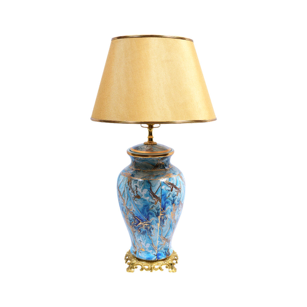 LAMP PORCELAIN BRASS IR H-PV175-116-W JS-LT-041 Default Title - MamasJan Décor